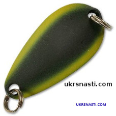 Блесна колеблющаяся Jackall Tearo длина 2,2 см вес 1,6 грамм цвет black & yellow